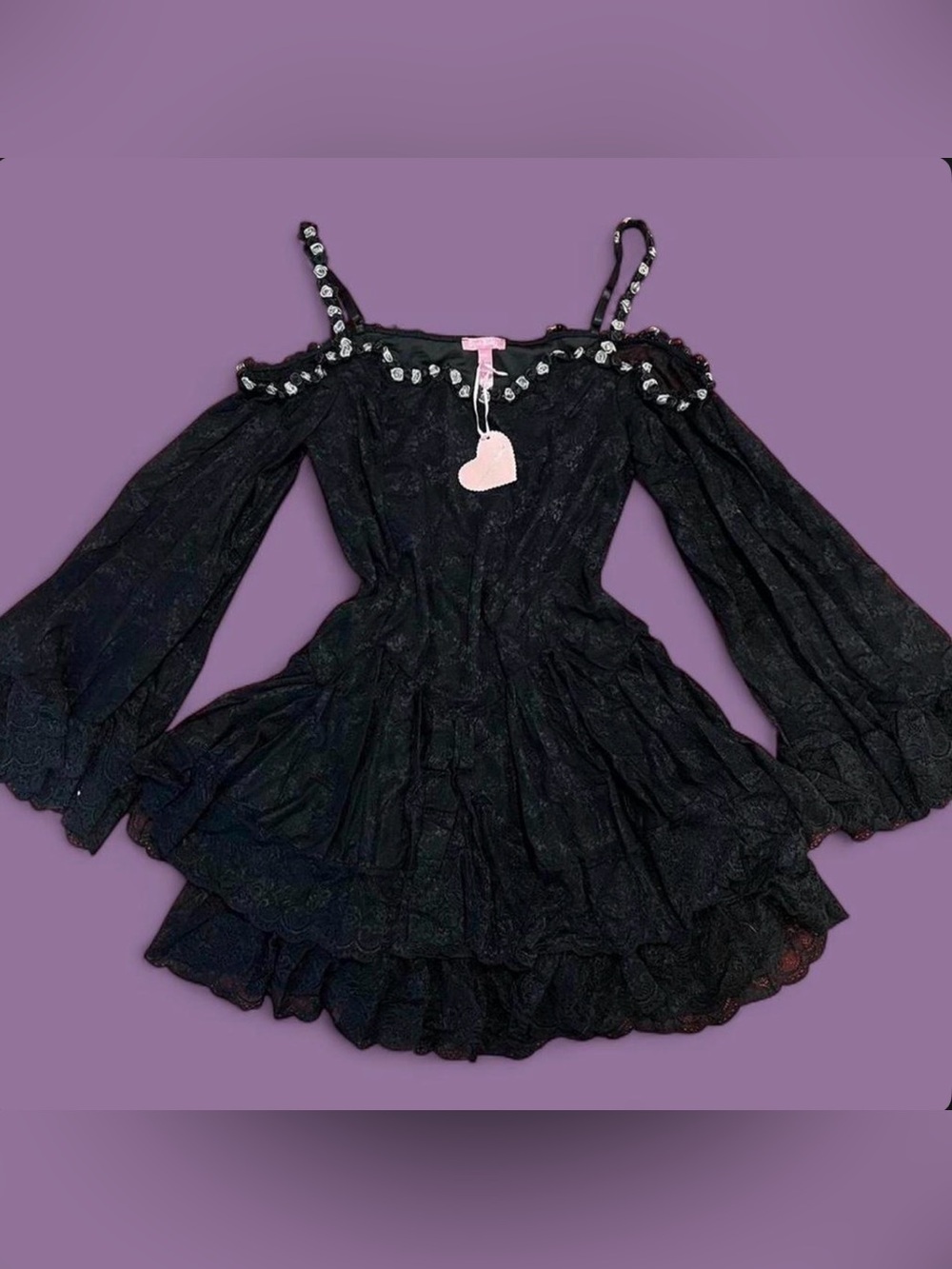 Dolls Kill x Sugar Thrillz - Formally Yours Mini Dress